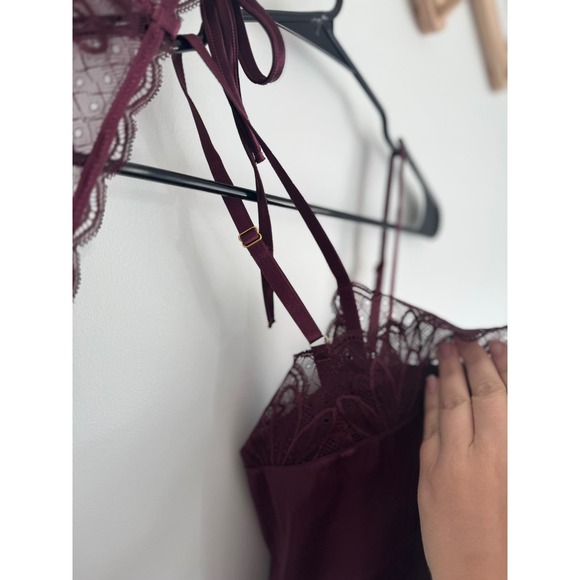 Mentionables Set- Satin/Lace Cami and Side Tie Panty Size 2x - Picture 4 of 11